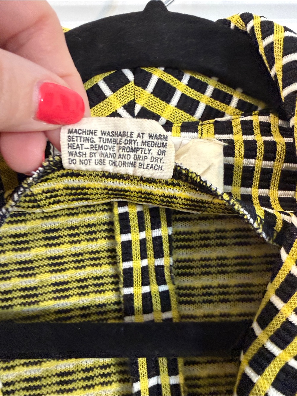 Vintage 70’s Center Stage polyester plaid suit size 14 (vintage runs small) - Picture 5 of 14